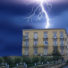 Fulmine su Scafati